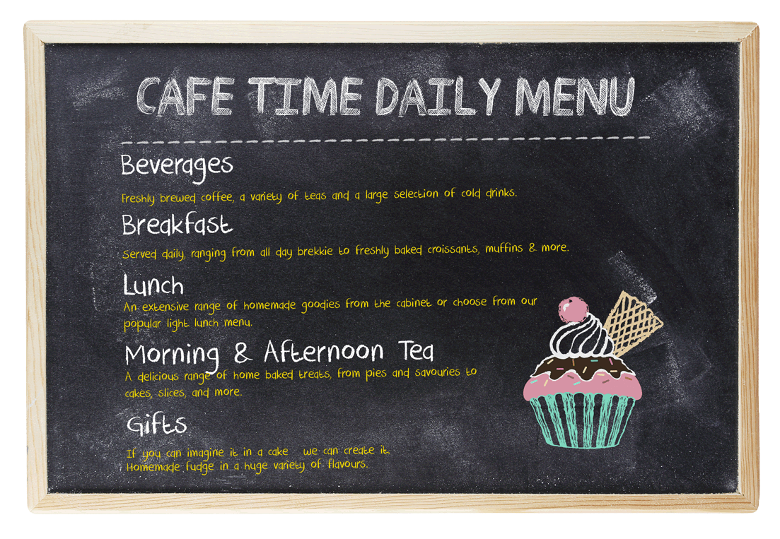 Blackboard Menu